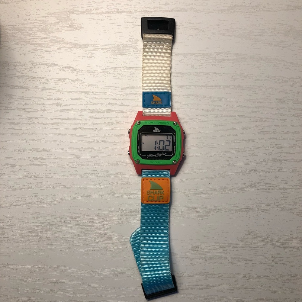 Shark Multi Colored Watch